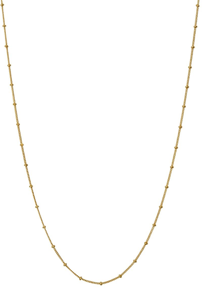 Nala, halskæde - Forgyldt - 41 cm